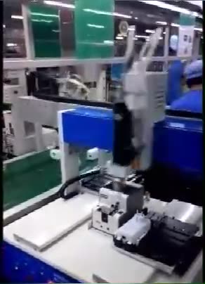 Machine à vis en plastique automatique industrielle